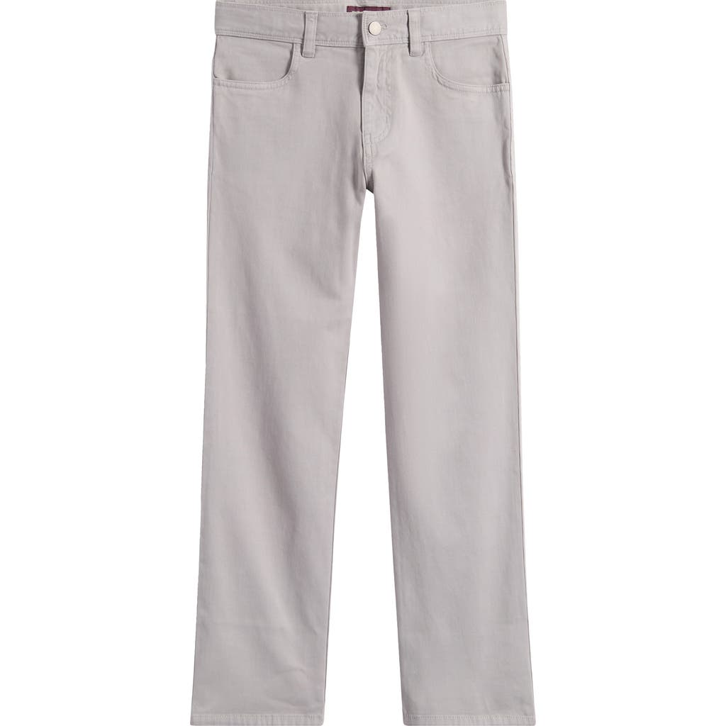 Johnston & Murphy Kids' Pima Cotton Blend Pants In Light Gray