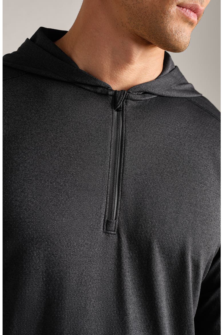 Invictus Training Quarter Zip Hoodie, Alternate, color, BLACK