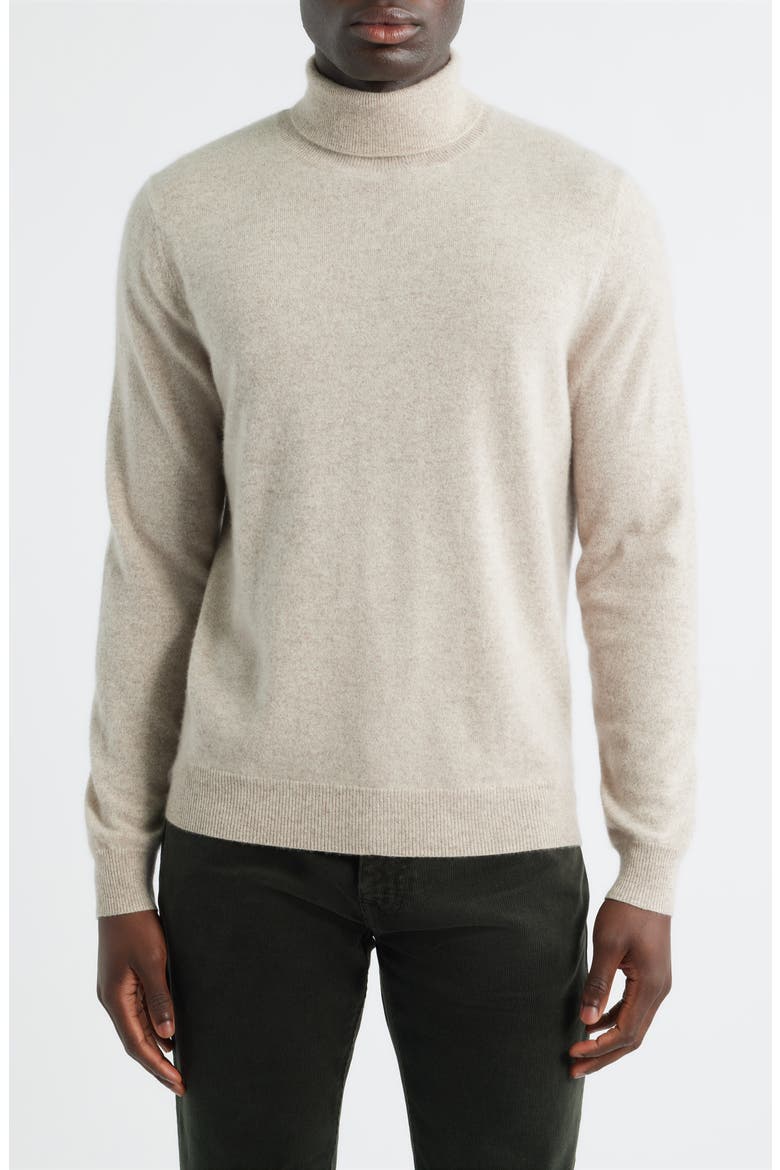 Cashmere Turtleneck, Main, color, SAND