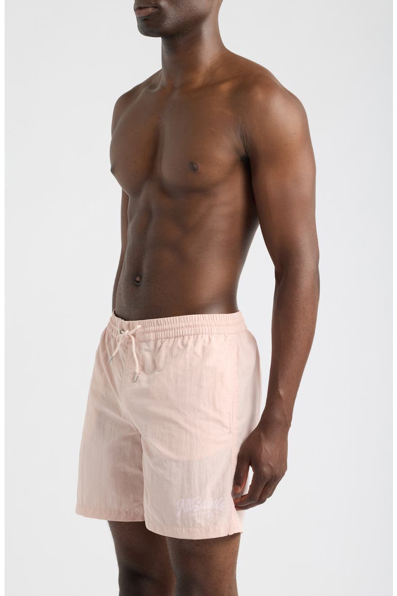 Odyssey Logo Swim Trunks, Alternate, color, BLUSHED PINK
