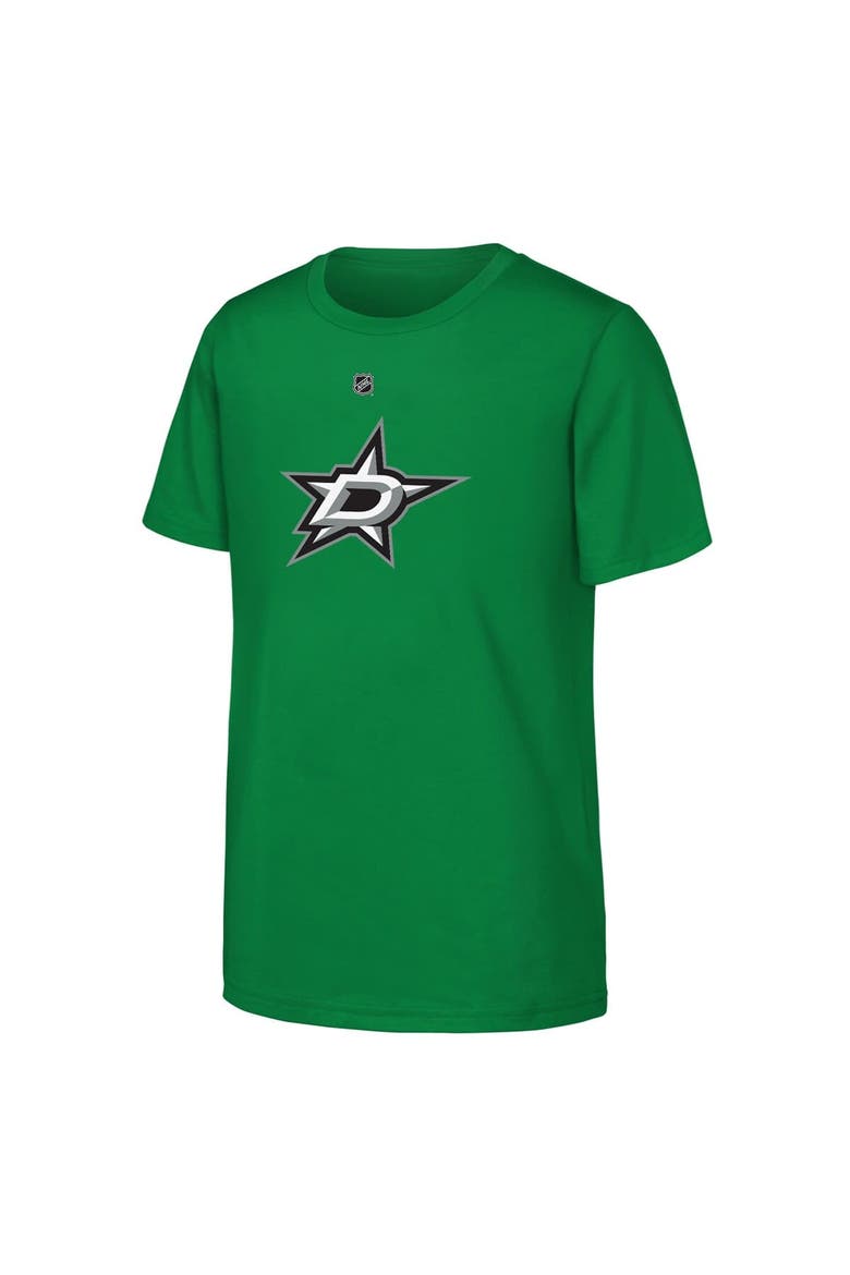 Youth Kelly Green Dallas Stars Primary Logo T-Shirt, Main, color, Kelly Green