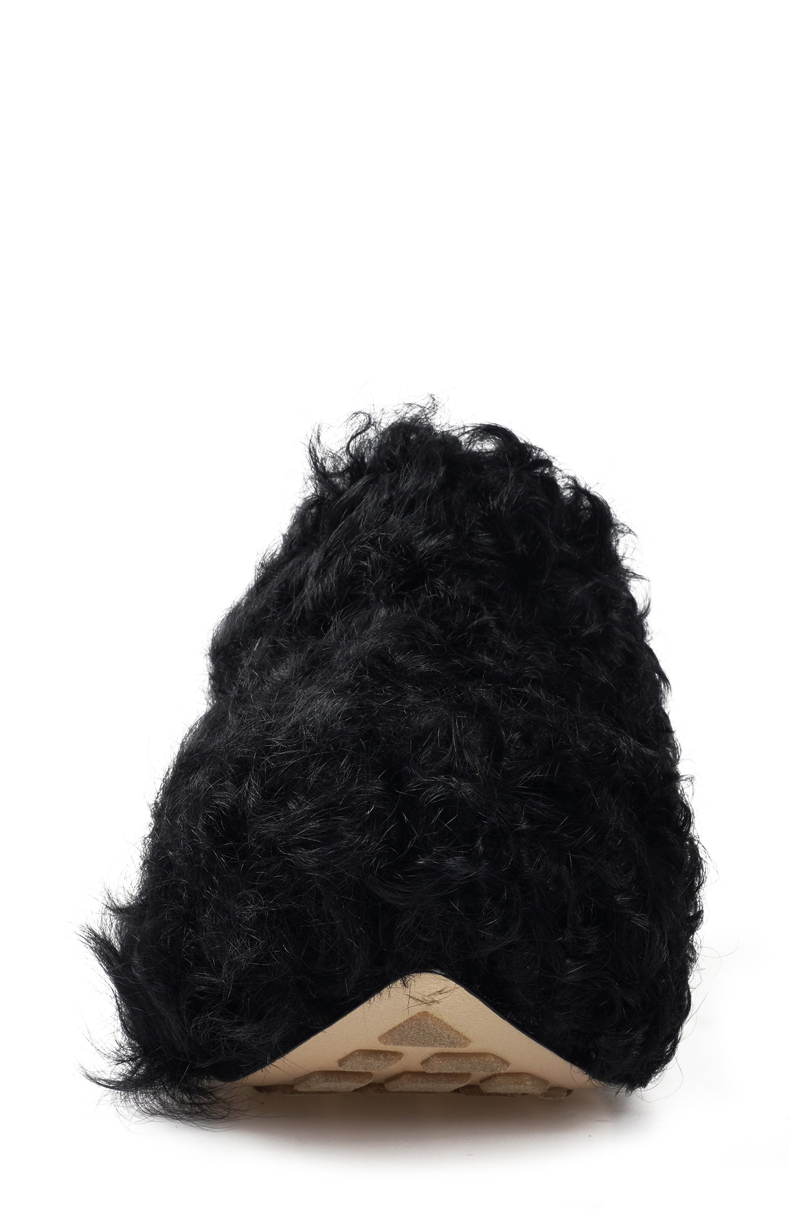 ZIGI Fauna Genuine Shearling Platform Clog Slipper, Alternate, color, Black