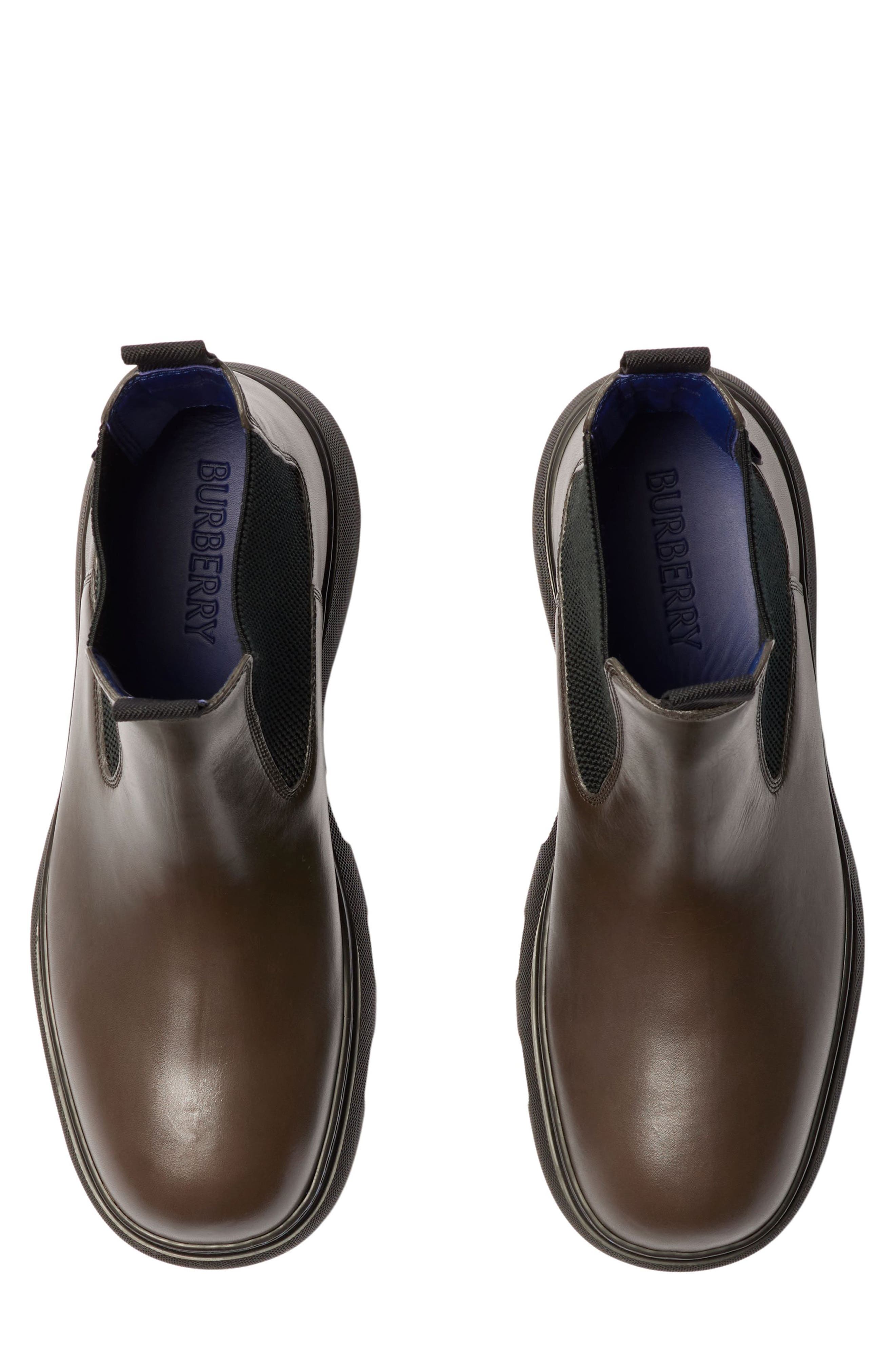 Burberry Creeper Chelsea Boot, Alternate, color, Snug