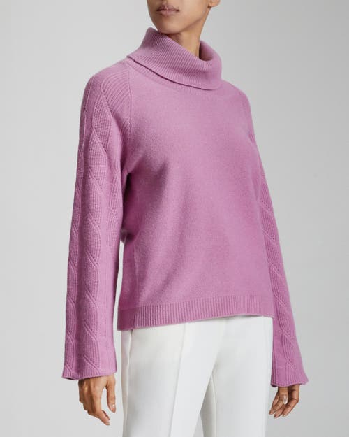 Santorelli Women's Mohair-blend Turtleneck Sweater In Violet