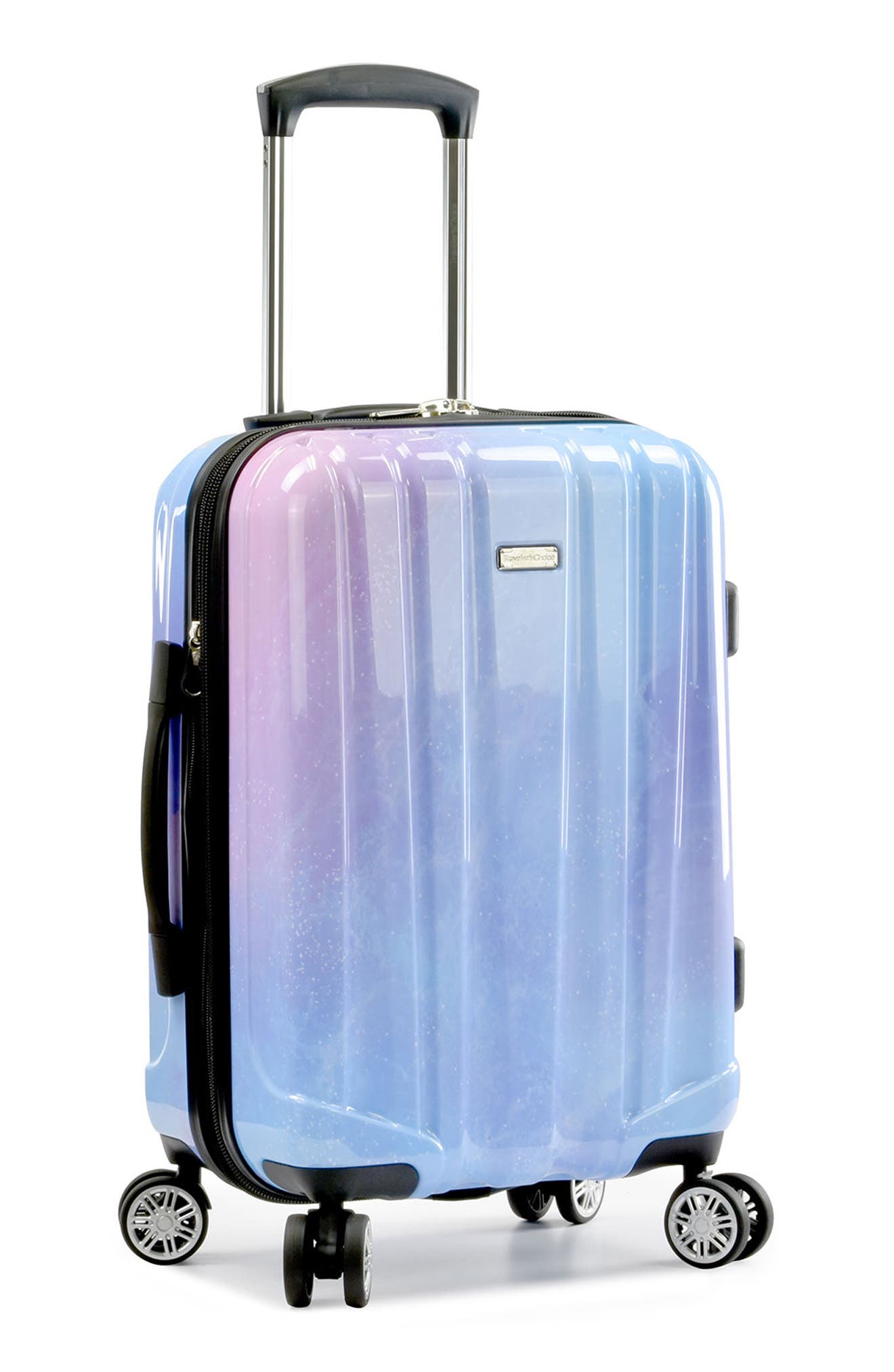 TRAVELERS CHOICE Ruma II Ombre 2-Piece Hardside Luggage Set, Alternate, color, Twinkle Lilac