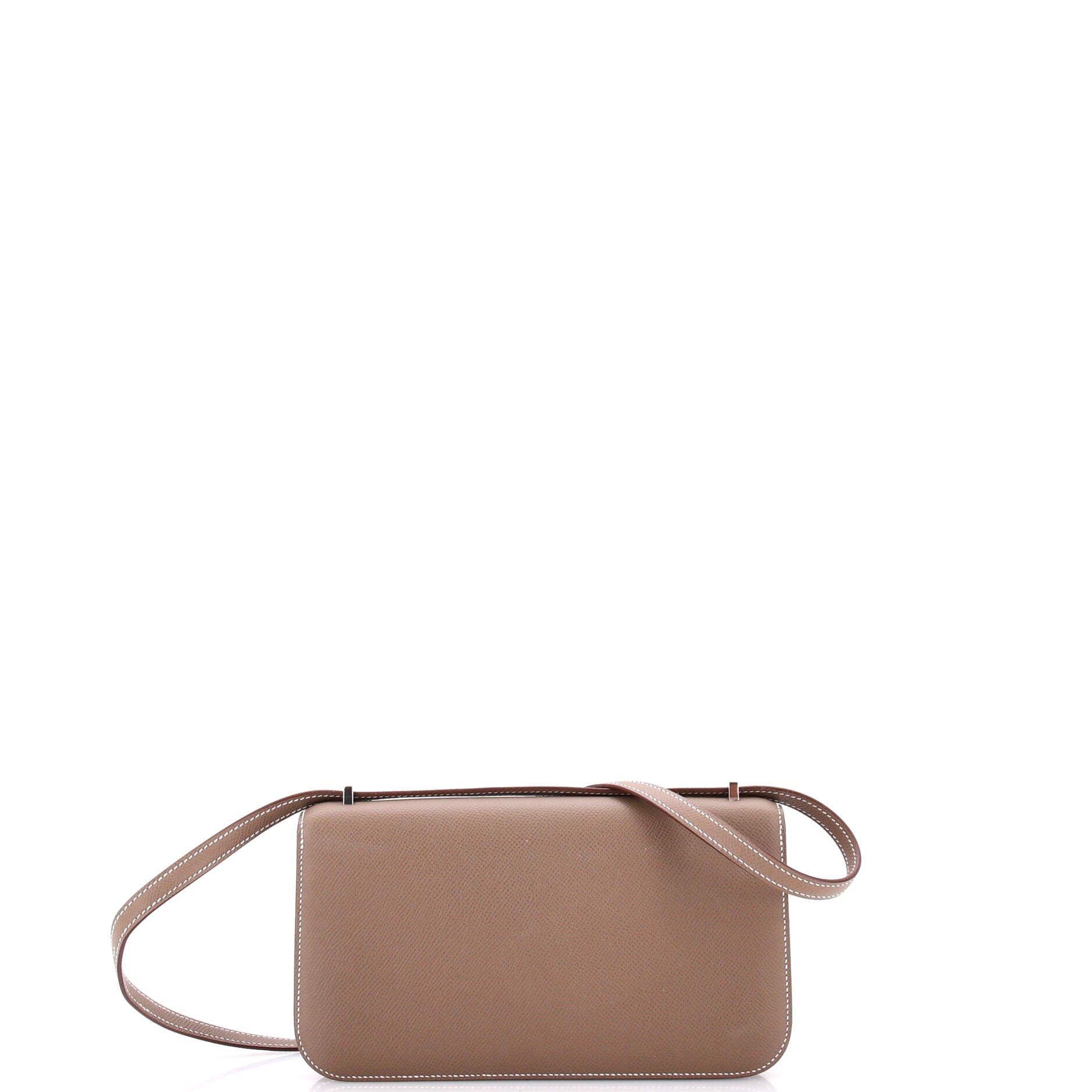 Pre-Owned Hermes Constance Elan NM Bag Epsom 25, Alternate, color, Etoupe