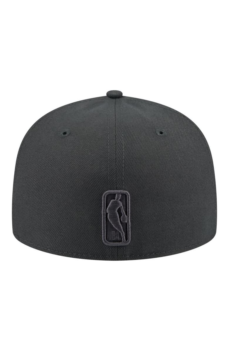New Era Men's New Era  Charcoal Los Angeles Lakers Tonal Color Pack 59FIFTY Fitted Hat, Alternate, color, Charcoal