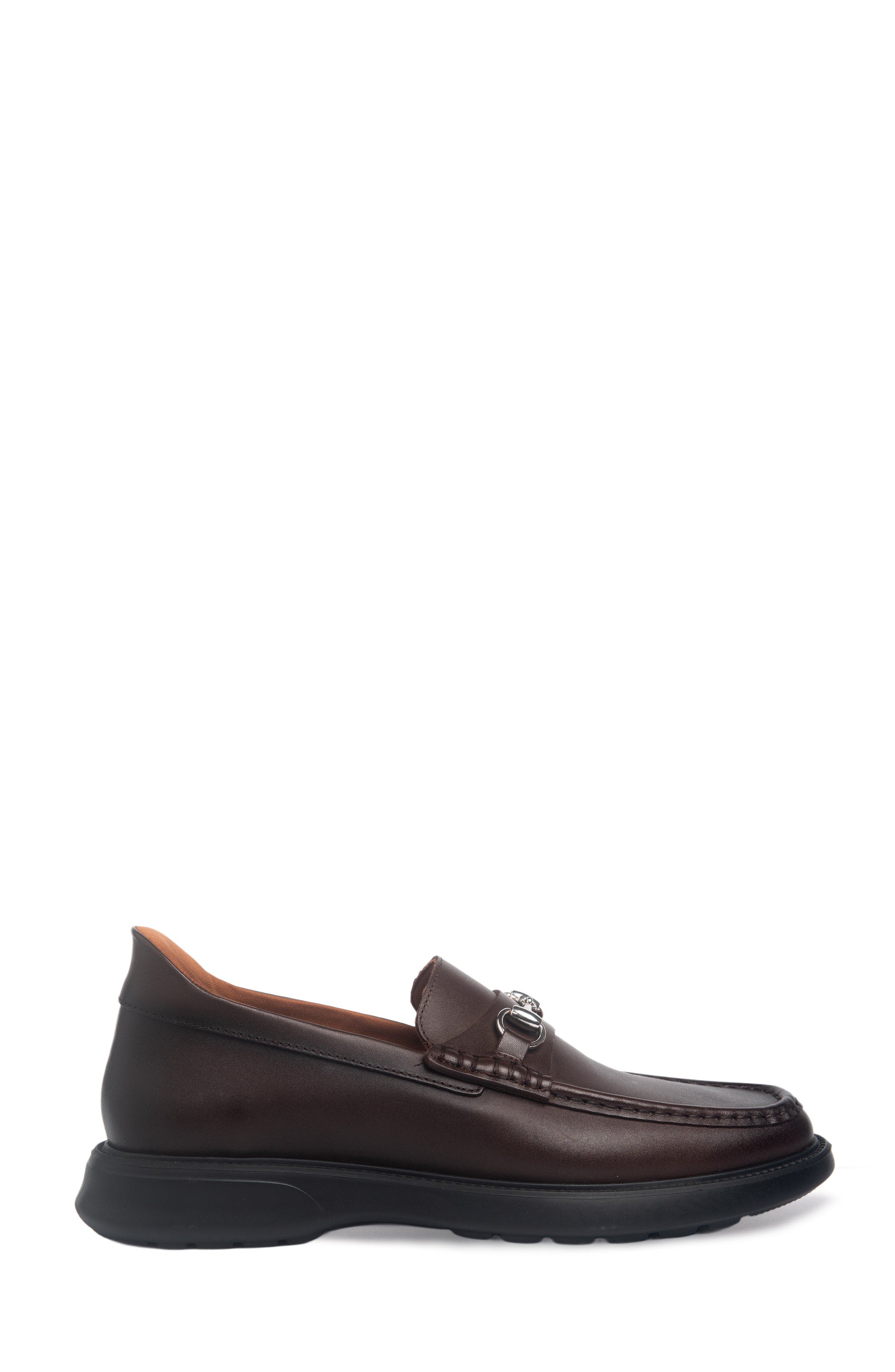 David Road Hands Free Technology Leather Buckle Loafer, Alternate, color, Chestnut Napa Leather