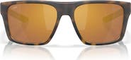 Costa Del Mar 57mm Polarized Square Sunglasses