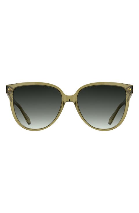 Dira 57mm Gradient Tea Cup Sunglasses