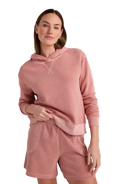 Organic Cotton Waffle Hoodie