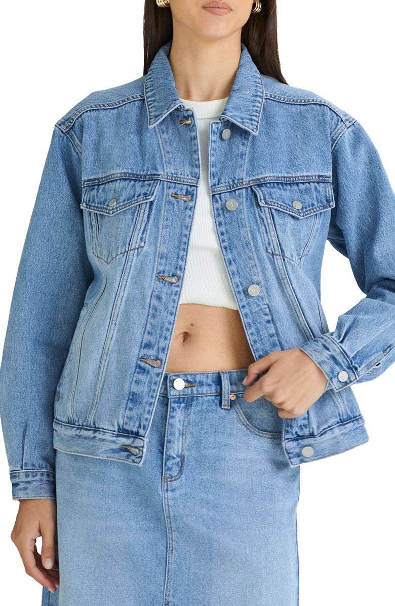 ABRAND Sylvie Slouch Denim Jacket, Main, color,