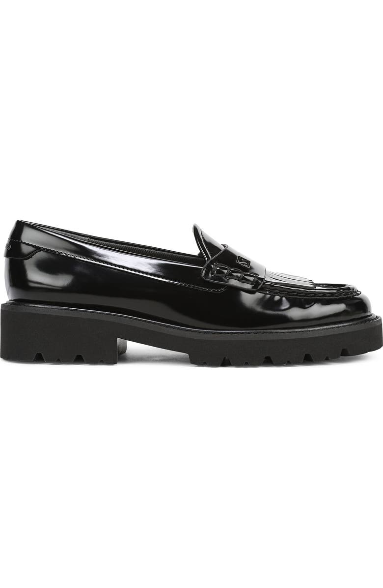 Franco Sarto Simone Kiltie Loafer, Alternate, color, Black