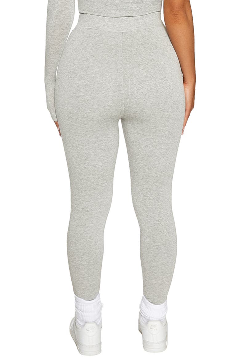 The NW High Waist Leggings, Alternate, color, HEATHER GREY