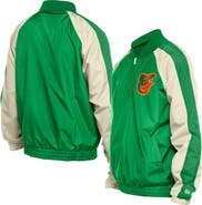 New Era Men's New Era Kelly Green Baltimore Orioles St. Patrick's Day Ripstop Raglan Quarter-Zip Windbreaker