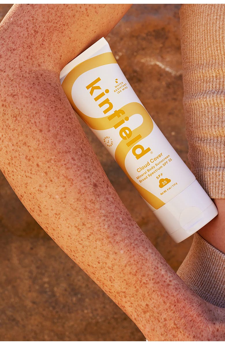 KINFIELD Cloud Cover SPF 35 Sunscreen, Alternate, color, Yellow