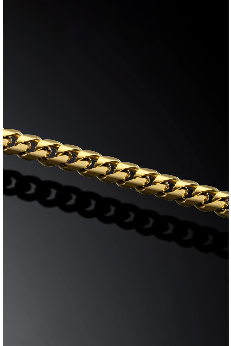Men's Curb Chain Bracelet, Alternate, color, GOLD