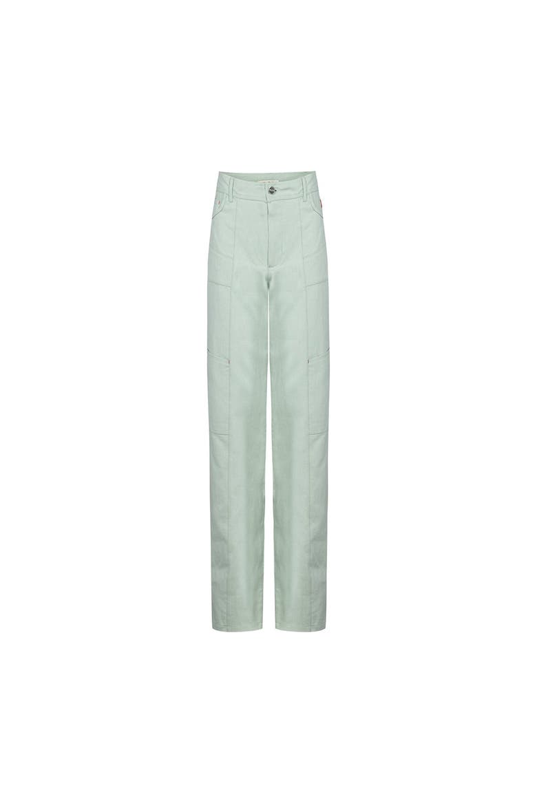 Linen Blend Free Heaven Pant With Pocket, Alternate, color, Light Green