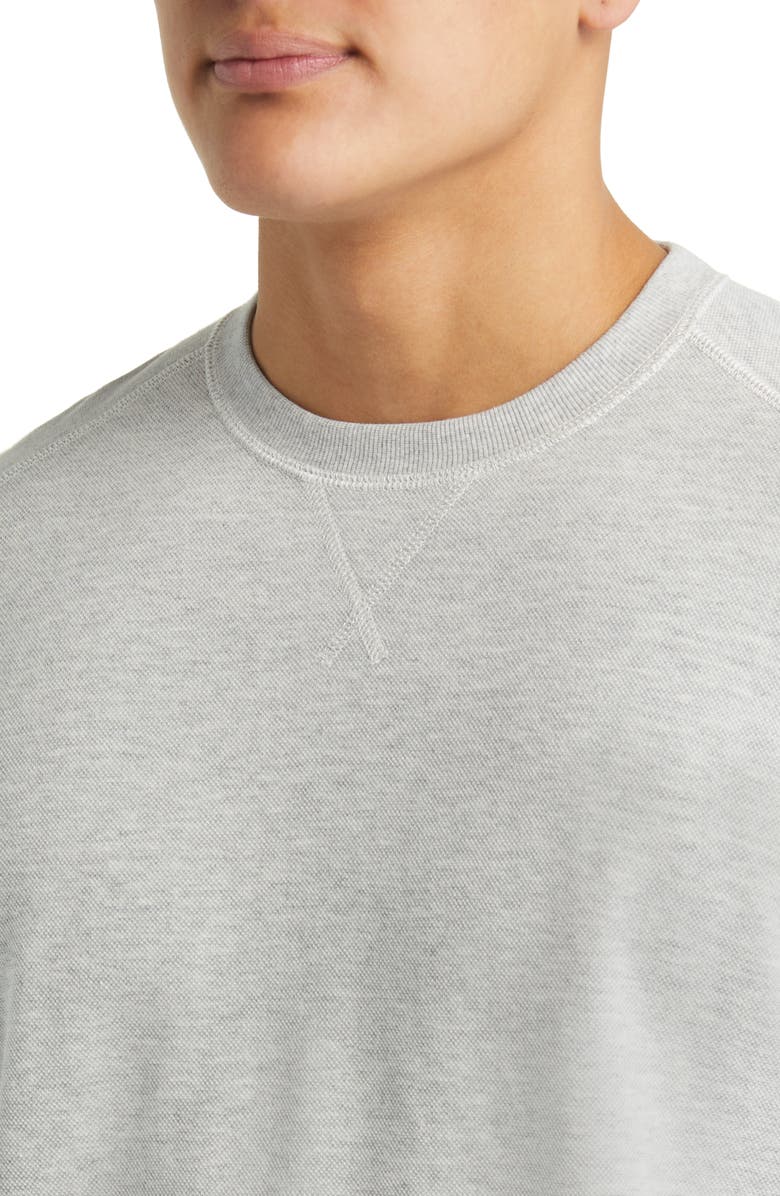 Tommy Bahama Costa Flora Cotton Blend Crewneck Sweatshirt, Alternate, color, 