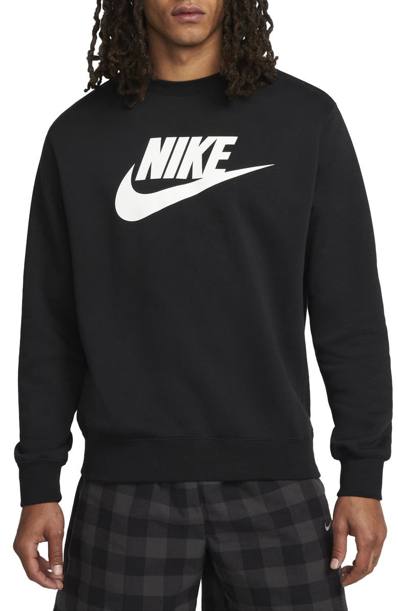Nike Fleece Graphic Pullover Sweatshirt, Main, color, 