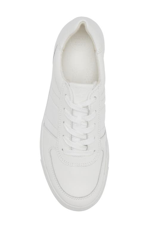 Paul Green Unity Platform Sneaker In White Leather