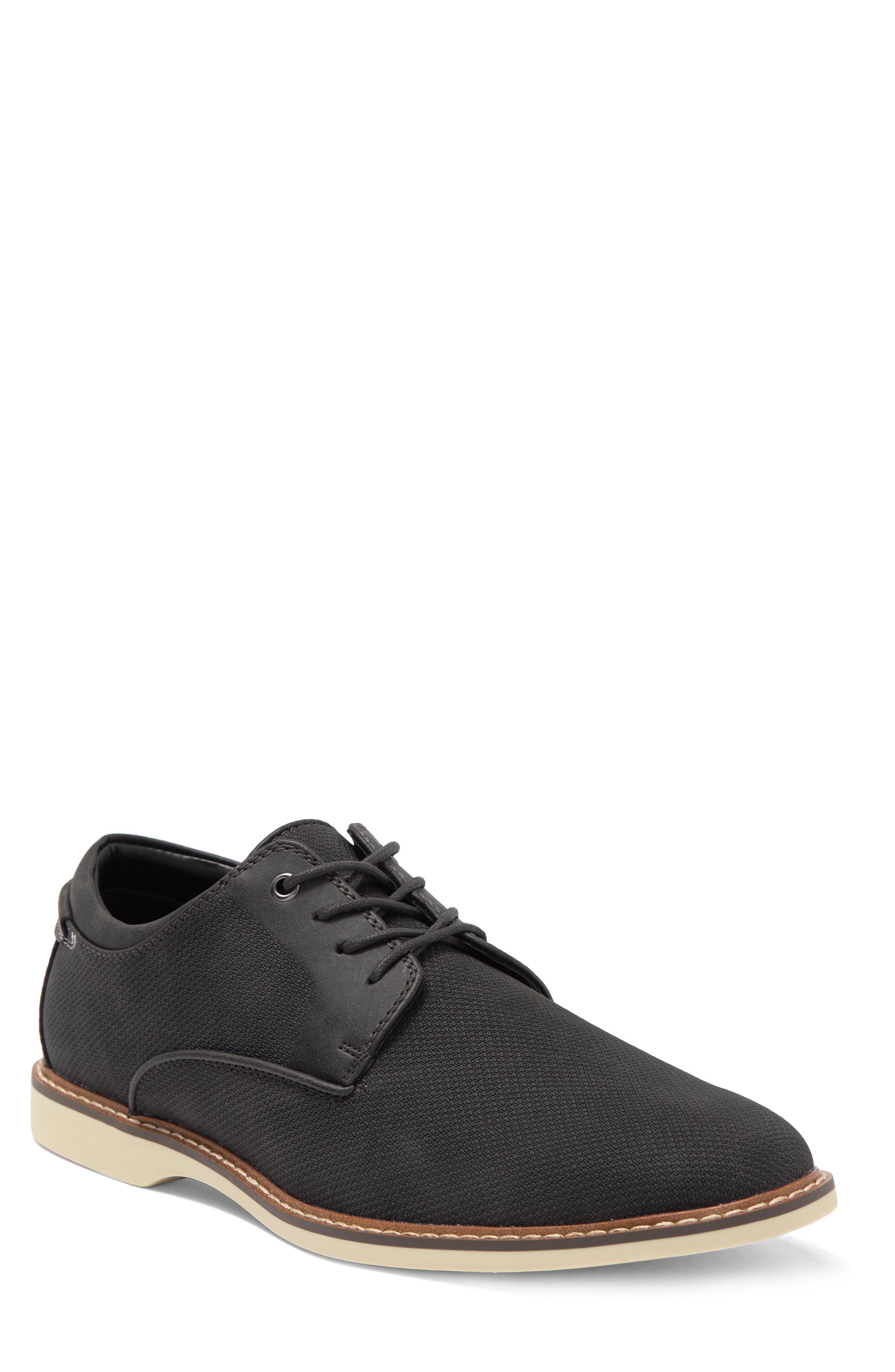 Scottie Textured Lace Up Derby, Main, color, CHARCOAL