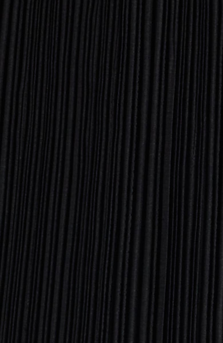 KOBI HALPERIN Elizabeth Plissé Off the Shoulder Top, Alternate, color, Black