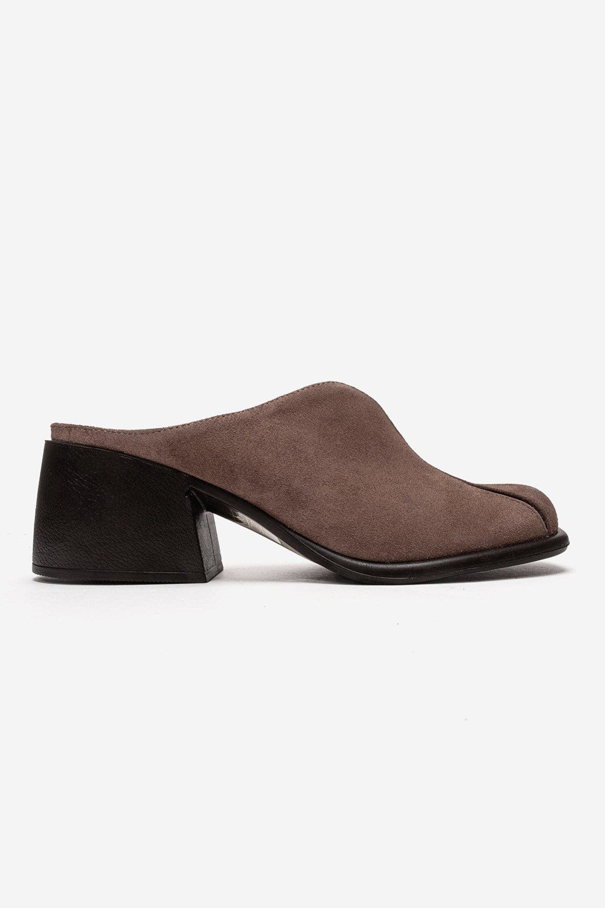 Ardent Leather Block Heel Mule, Alternate, color, Mink Suede