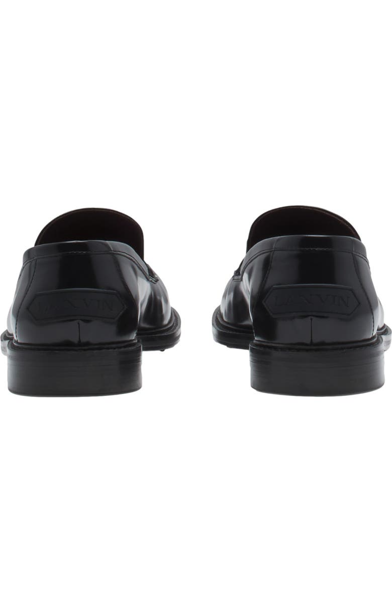 Lanvin SPINTO LOAFERS IN GLOSSY LEATHER, Alternate, color,