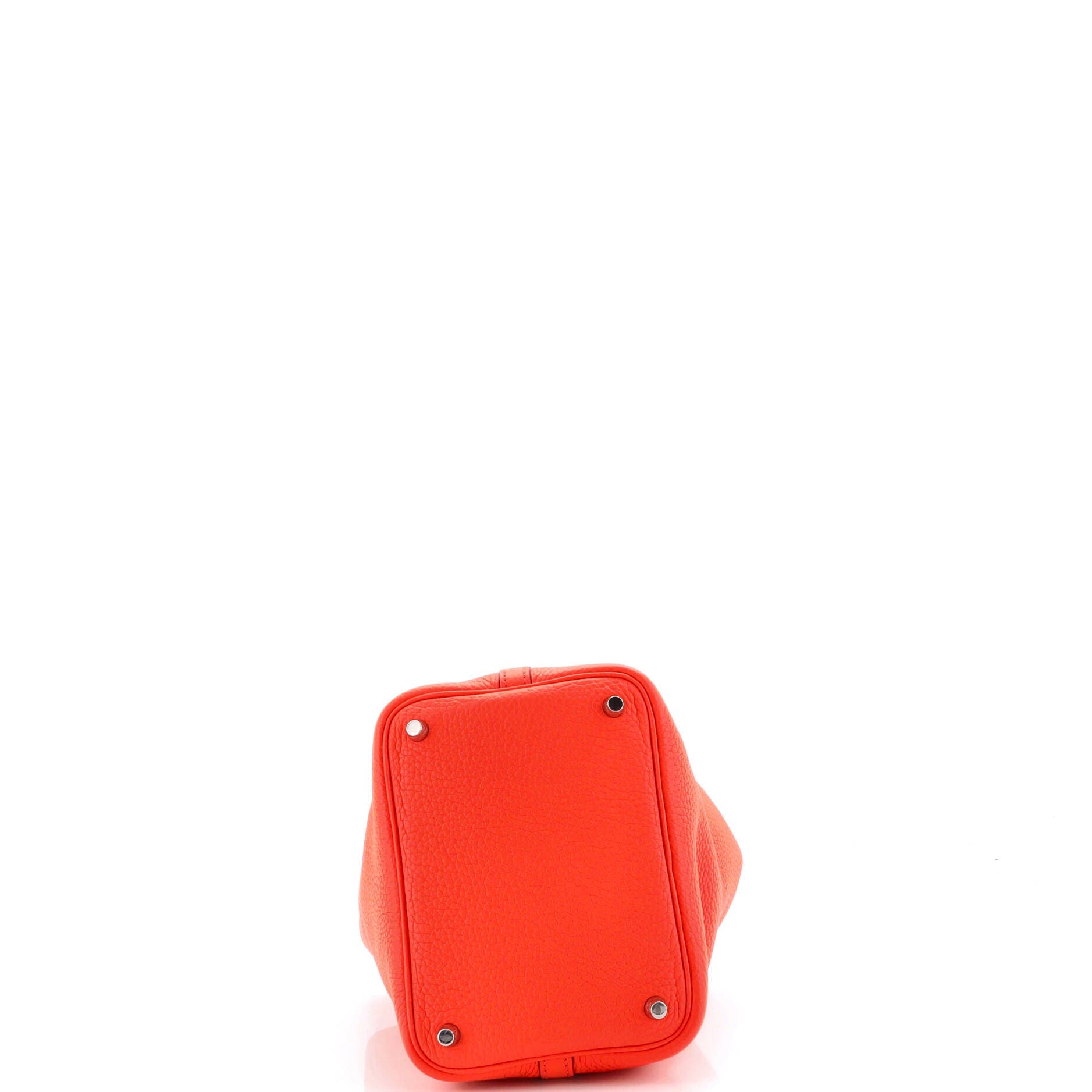 Pre-Owned Hermes Picotin Lock Bag Clemence PM, Alternate, color, Orange Poppy