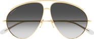 Gucci 60mm Gradient Navigator Sunglasses