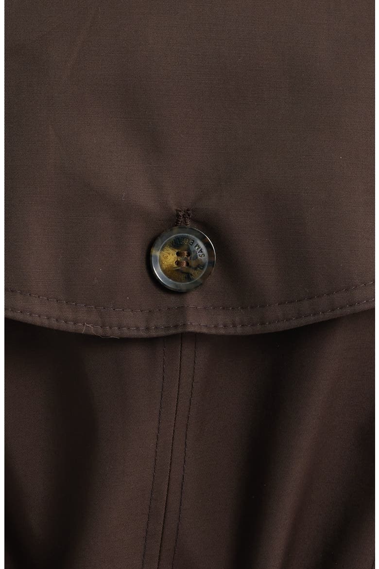 Tie Belt Trench Coat, Alternate, color, CAFE NOIR
