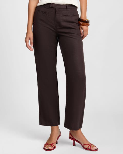 Air Linen Mid-Rise Pant