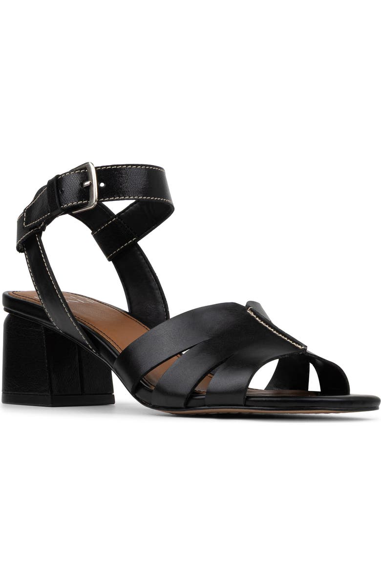 Donald Pliner Sotira Block Heel Sandal, Main, color, Black