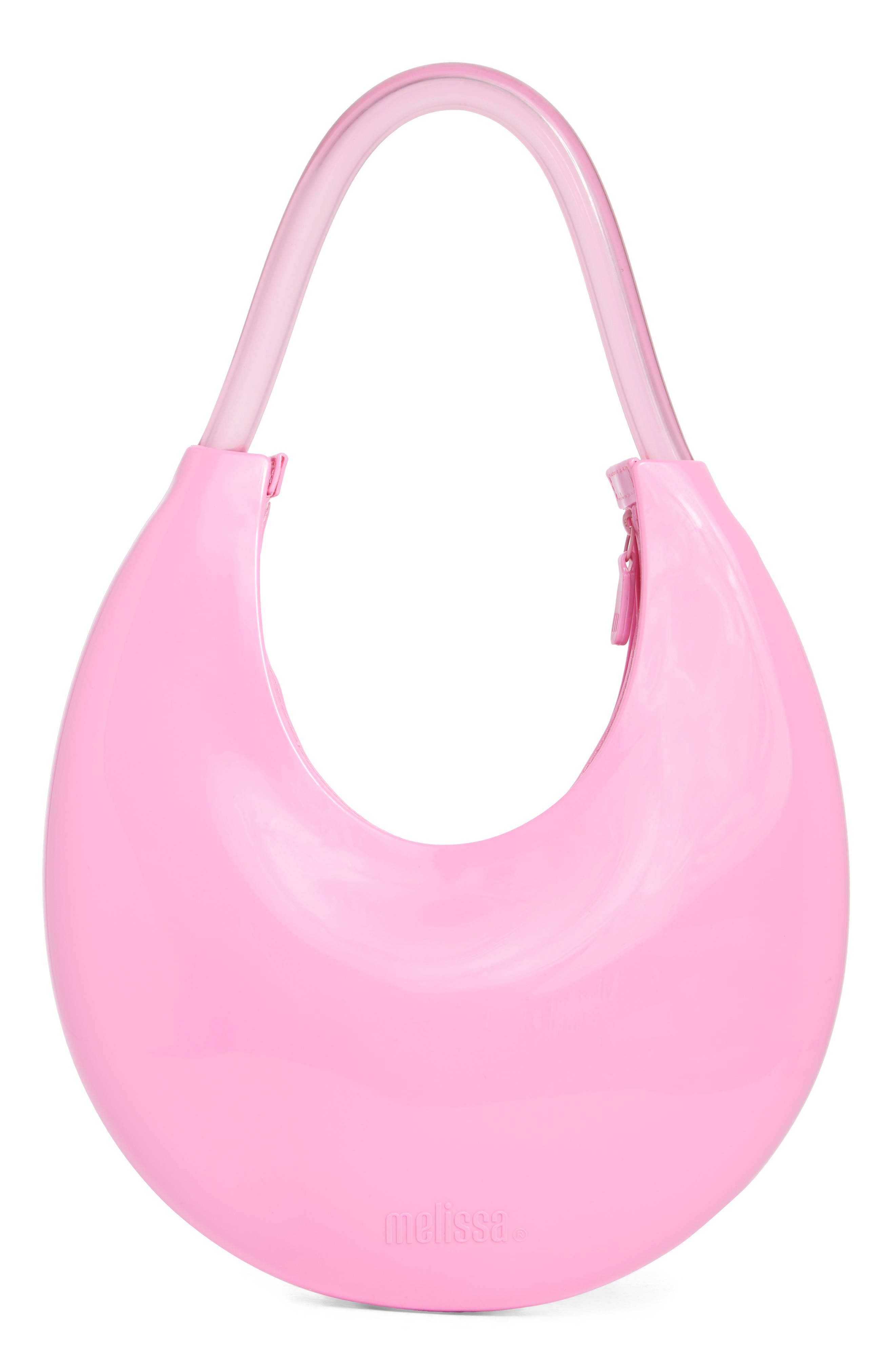 Moon Hobo Bag, Alternate, color, PINK/PINK