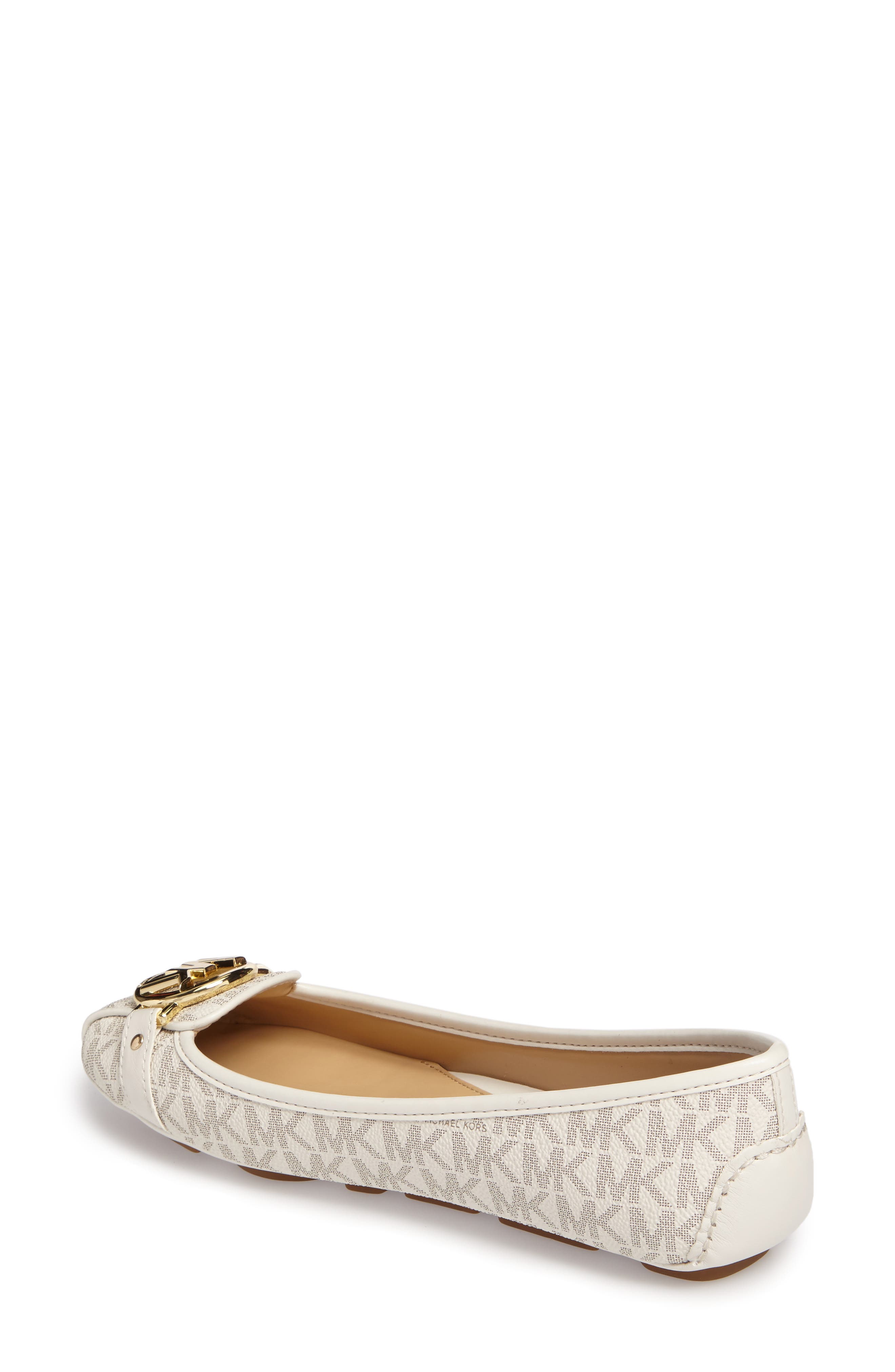 'Fulton' Moccasin, Alternate, color, VANILLA LEATHER