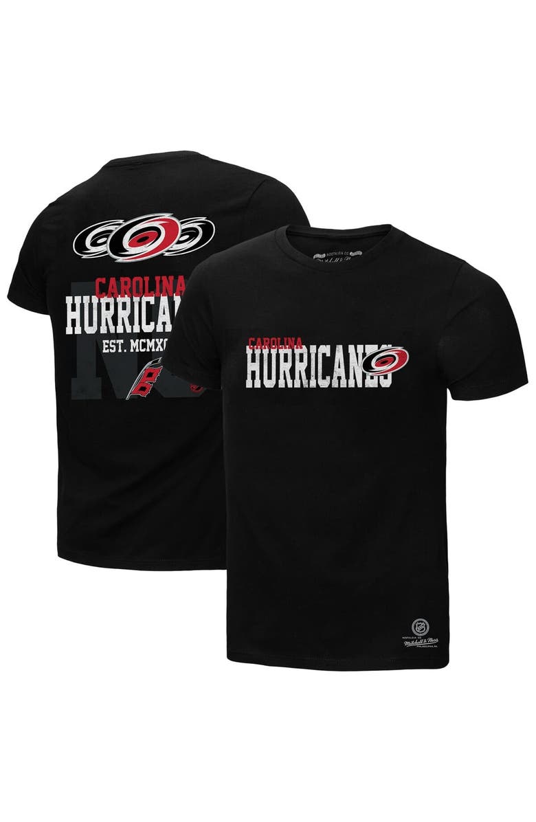 Mitchell & Ness Men's Mitchell & Ness Black Carolina Hurricanes Home T-Shirt, Main, color, Black