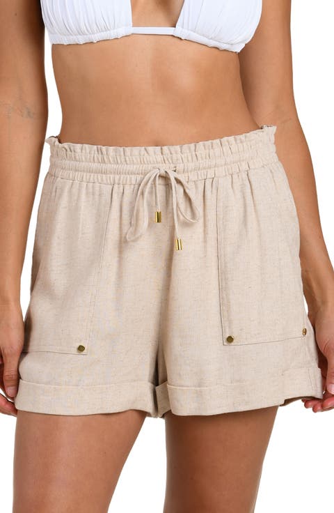 Delphine Coast Cover-Up Shorts