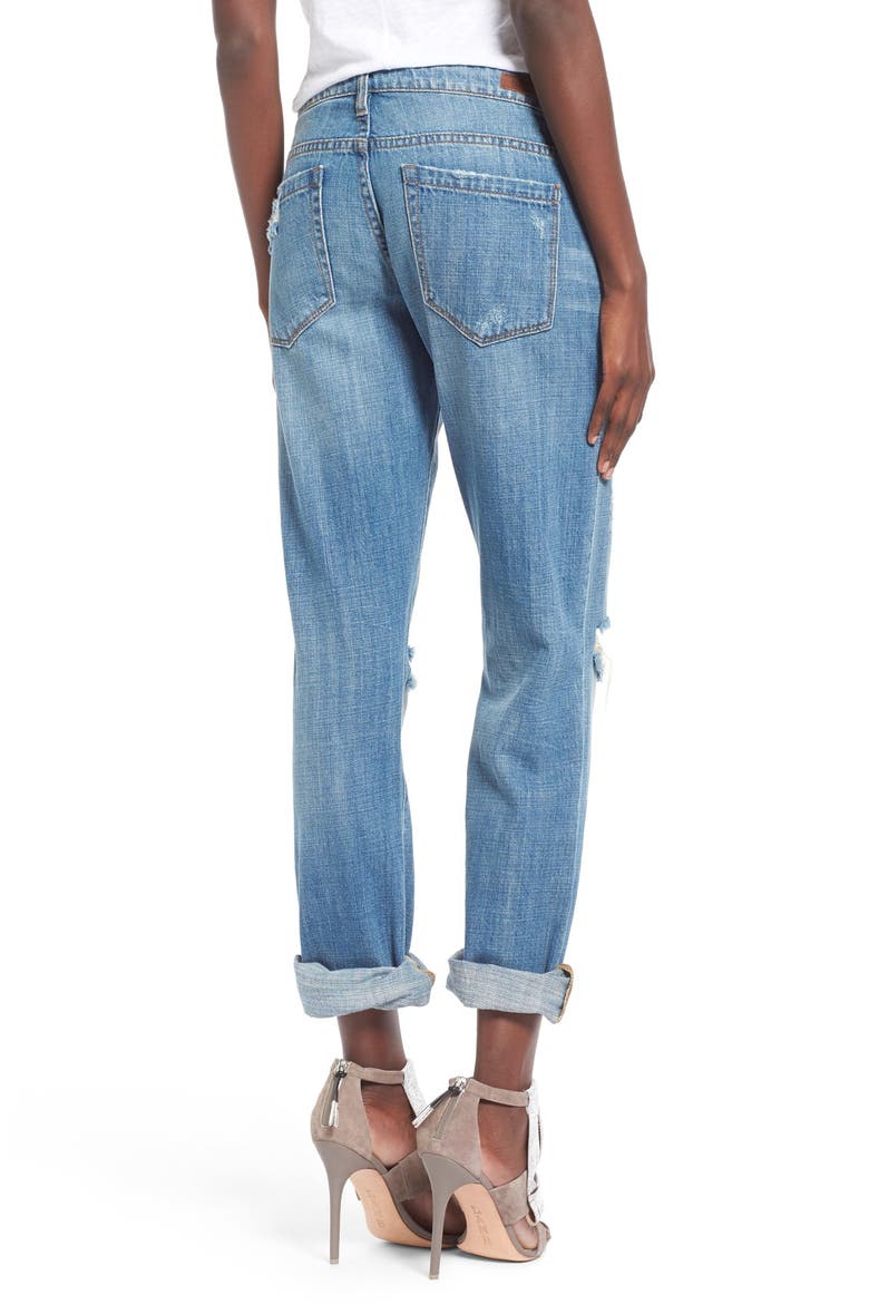 'Meant to Be' High Rise Distressed Boyfriend Jeans, Alternate, color, TOMBOY