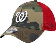New Era Men's New Era Camo Washington Nationals Team Neo 39THIRTY Flex Hat