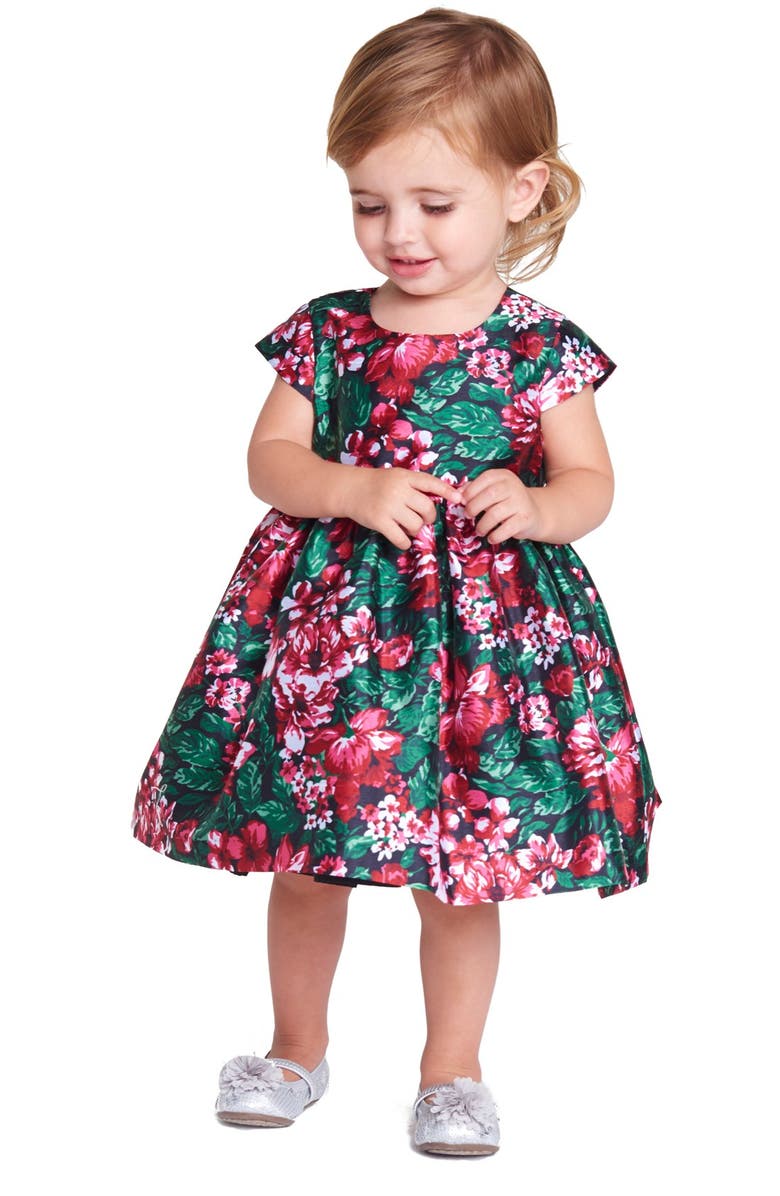 Pippa & Julie Floral Cap Sleeve Dress, Main, color,