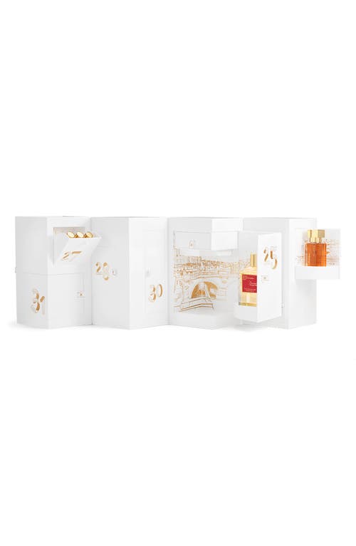 Maison Francis Kurkdjian Countdown Calender Set In Transparent