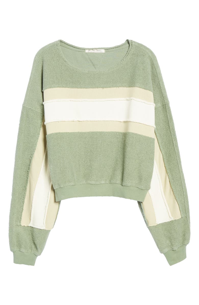 Free People Palo Alto Cotton Blend Stripe Pullover, Alternate, color, 