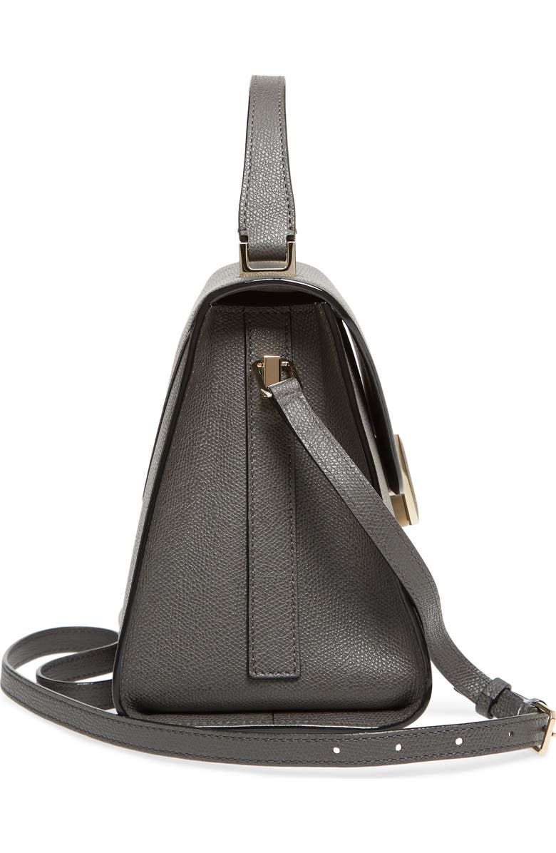 Valextra Iside Medium Top Handle Bag, Alternate, color,