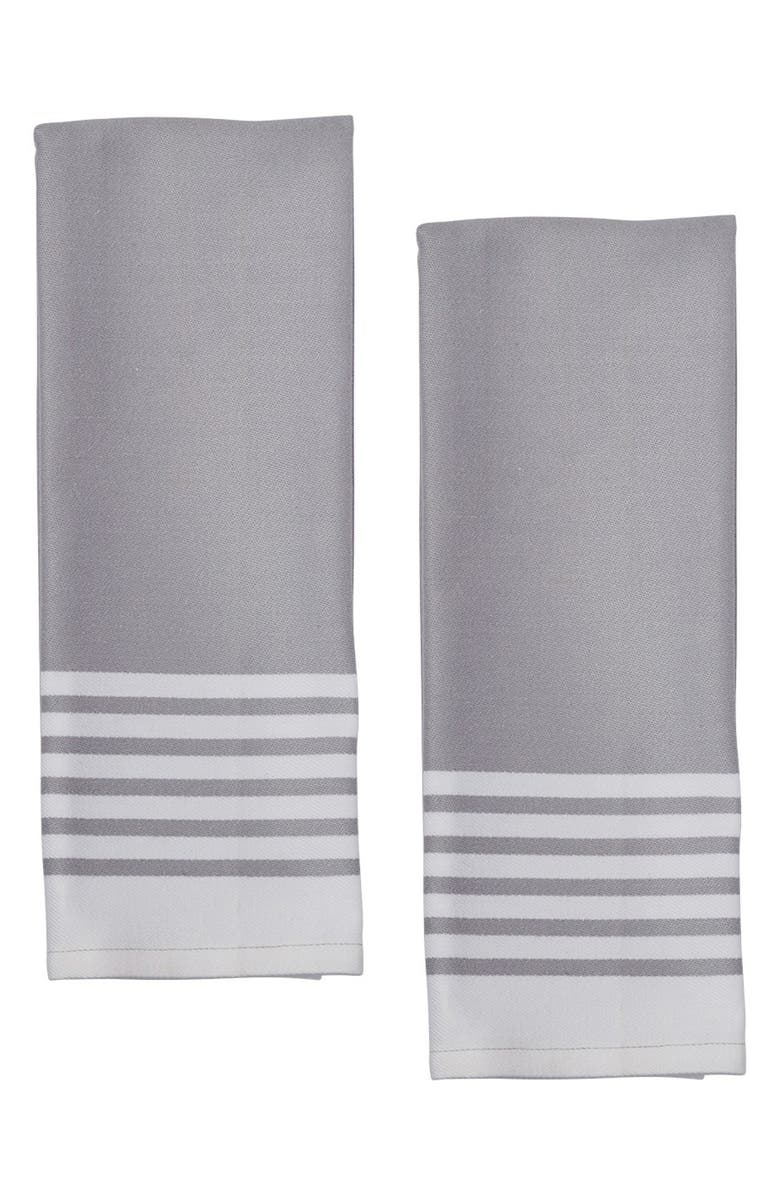 ZWILLING Assorted Set of 4 Cotton Kitchen Towels, Alternate, color,