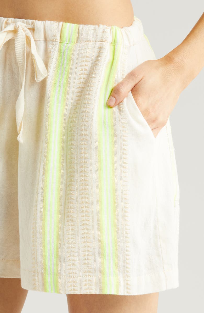 lemlem Safia Cotton Blend Shorts, Alternate, color, 