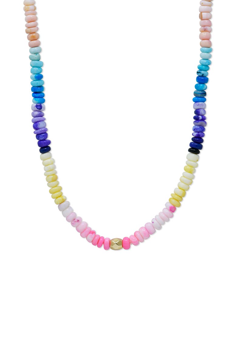 Boheme Opal Pastel Mix Necklace, Main, color, PINK MULTI