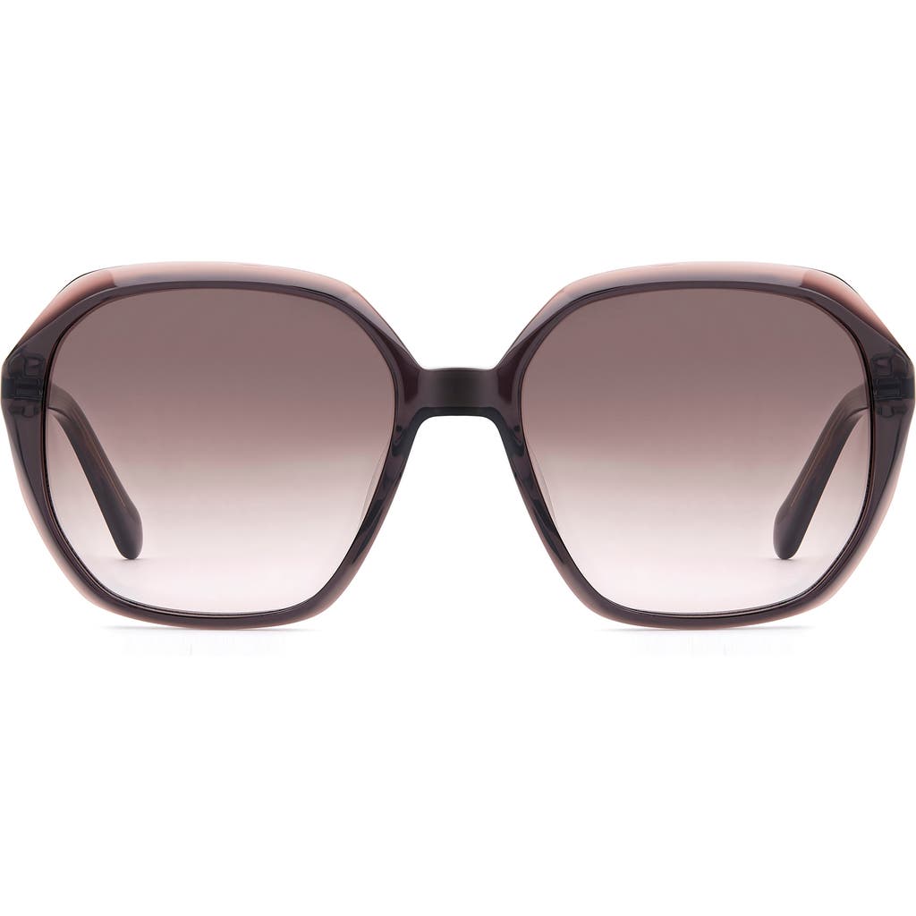 Fossil 54mm Gradient Rectangular Sunglasses in Crystal Grey  product