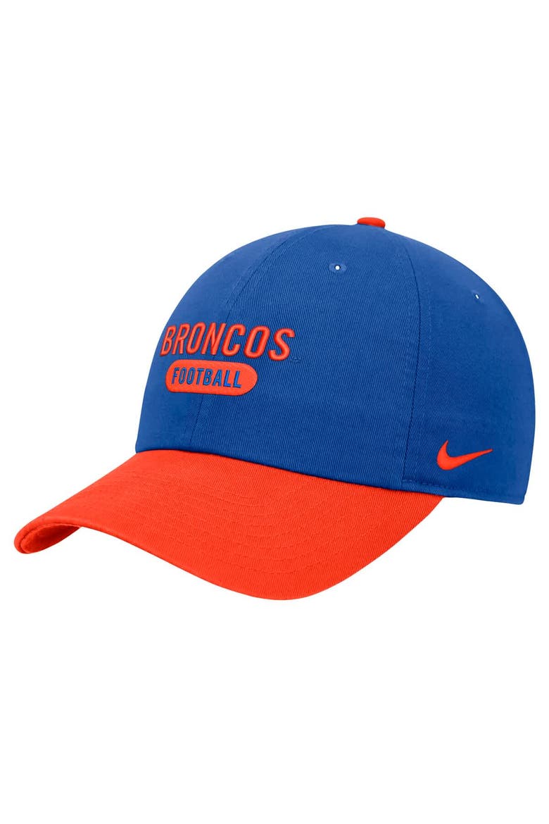 Men's Nike Royal Boise State Broncos Colorblock Club Adjustable Hat, Main, color, Royal