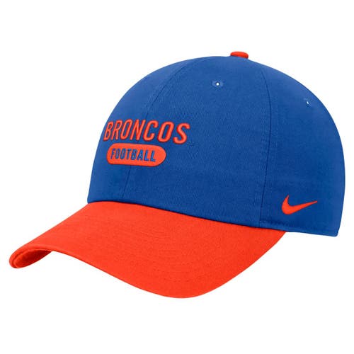 Nike Royal Boise State Broncos Colourblock Club Adjustable Hat